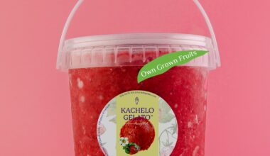 Strawberry Sorbet<br>1 liter | 800g